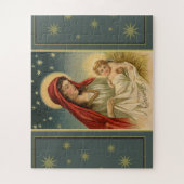 Weihnachtliche Krippe Puzzle (Vertikal)