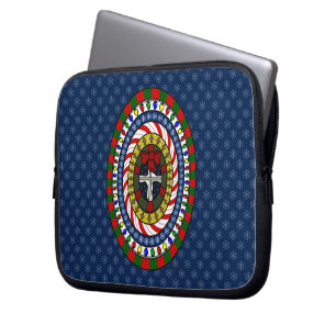 Weihnachtliche Laptop-Hülle zum Spielen Laptopschutzhülle
