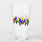 Weihnachtliche Lichterkette Glas (Rückseite)