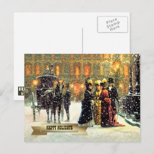Weihnachtliche Pariser Szene Weihnachten