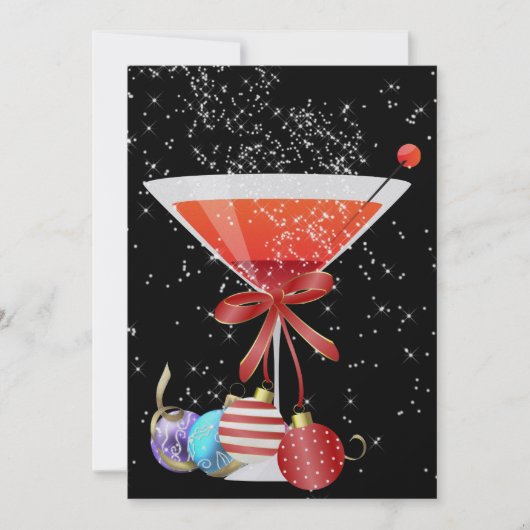 Weihnachtliche Party Einladung durch den SRF (Vorderseite)