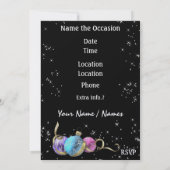 Weihnachtliche Party Einladung durch den SRF (Rückseite)