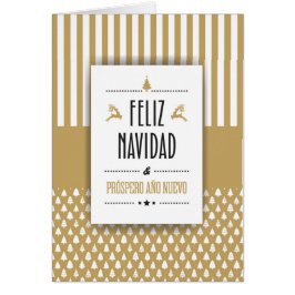 Weihnachtliche Personalisierte Karte im Spanisch