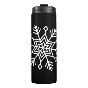 Weihnachtliche Schneeblatt-Passende Familienfestli Thermosbecher