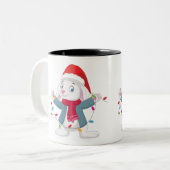 Weihnachtliche Tasse (Vorderseite Links)