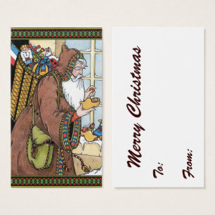 Weihnachtliche Vintage-Darstellung, Weihnachtsmann