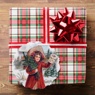 weihnachtliche vintage Weihnachten Text hinzufügen Ornament Karte