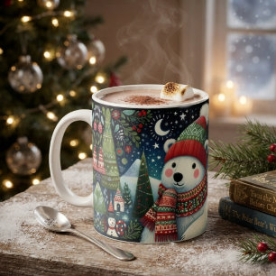Weihnachtliche Volkskunst Weihnachten Kaffeetasse