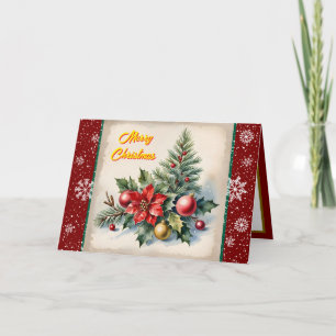 Weihnachtliche Weihnachten Schöne Alte Sammlung Karte