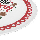 Weihnachtliche Weihnachtsplätzchen-Backsaison  Schneidebrett (Ecke)