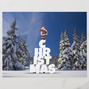 Weihnachtliche Winterlandschaft Flyer