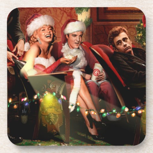 Weihnachtliche Zwischenzeit Untersetzer (Vorderseite)