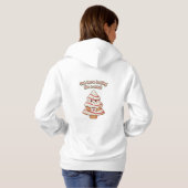 weihnachtlicher Damen-Hoodie mit süßem Design Hoodie (Schwarz voll)