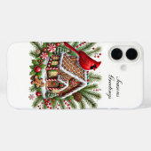 Weihnachtlicher Kardinal-Feiertag  Case-Mate iPhone Hülle (Rückseite (Horizontal))