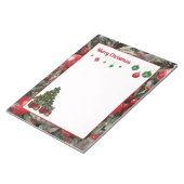 Weihnachtlicher Notizblock (angewinkelt)