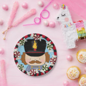 weihnachtlicher Nusscarter-Party Pappteller (Party)