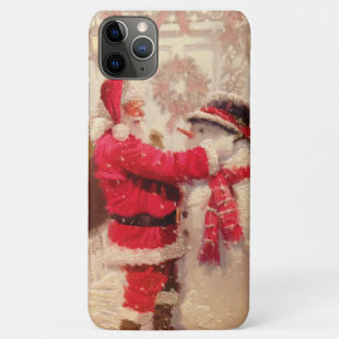 Weihnachtlicher Santa Claus Schneemann Christmas Case-Mate iPhone Hülle