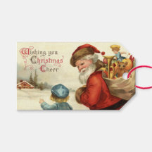 Weihnachtlicher Santa Claus und Kind