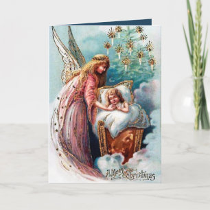 weihnachtlicher vintage-Christmasesel Feiertagskarte