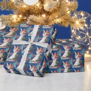 weihnachtlicher vintage-Christmasesel-Festtag Geschenkpapier