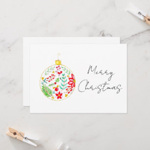 Weihnachtlicher Weihnachtsball  Einladung