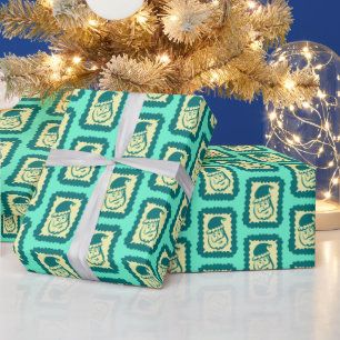 Weihnachtlicher Weihnachtsmann Cute Bright Holiday Geschenkpapier