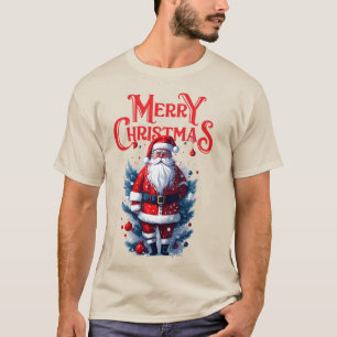 Weihnachtlicher Weihnachtsmann T-Shirt