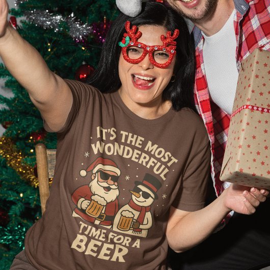 Weihnachtliches Bierfreuden-Duo Sweatshirt