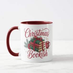 Weihnachtliches Buch Cozy Leseliebhaber Bücherwurm Tasse