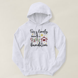 Weihnachtliches Christliches Lustiges Familien Des Hoodie