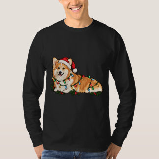 Weihnachtliches Corgi-Christmas-T-Shirt T-Shirt