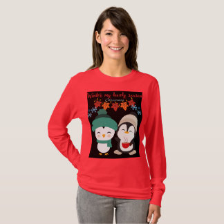 Weihnachtliches Damen-T-Shirt | Festliche Stimmung T-Shirt
