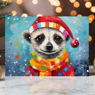 Weihnachtliches Erdmännchen Weihnachten