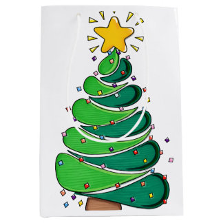 Weihnachtliches Fantasiegebilde Mittlere Geschenktüte