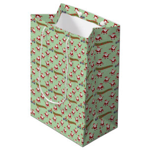 Weihnachtliches Festtagsbrauch Mittlere Geschenktüte