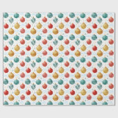 Weihnachtliches Festtagsdesign Geschenkpapier (Flach)