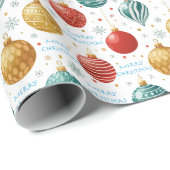 Weihnachtliches Festtagsdesign Geschenkpapier (Rolleneckpunkt)