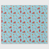 Weihnachtliches Festtagsdesign Geschenkpapier (Flach)