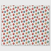 Weihnachtliches Festtagsdesign Geschenkpapier (Flach)