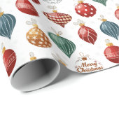 Weihnachtliches Festtagsdesign Geschenkpapier (Rolleneckpunkt)
