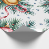 Weihnachtliches Geschenkpapier (Ecke)