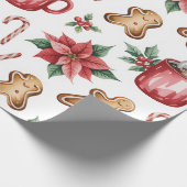 Weihnachtliches Geschenkpapier (Ecke)