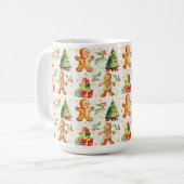 Weihnachtliches Ingwerbrot Weihnachten Kaffeetasse (Vorderseite Links)