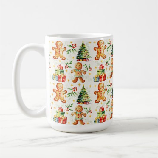 Weihnachtliches Ingwerbrot Weihnachten Kaffeetasse (Links)