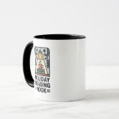 Weihnachtliches Lesecafé Tasse (Vorderseite Links)