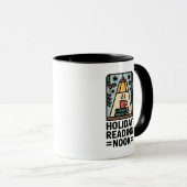 Weihnachtliches Lesecafé Tasse (VorderseiteRechts)