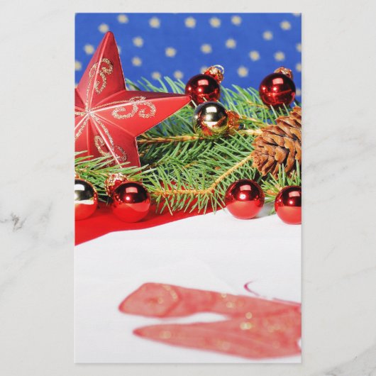 Weihnachtliches Motiv Briefpapier (Vorderseite)