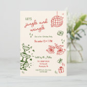 weihnachtliches Party-Jingle und mischen Ankündigung (Stehend Vorderseite)