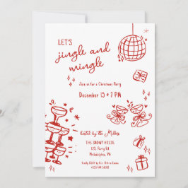 weihnachtliches Party-Jingle und mischen Ankündigung