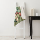 Weihnachtliches Patchwork-Santa-Volk Sherpadecke (Beispiel)